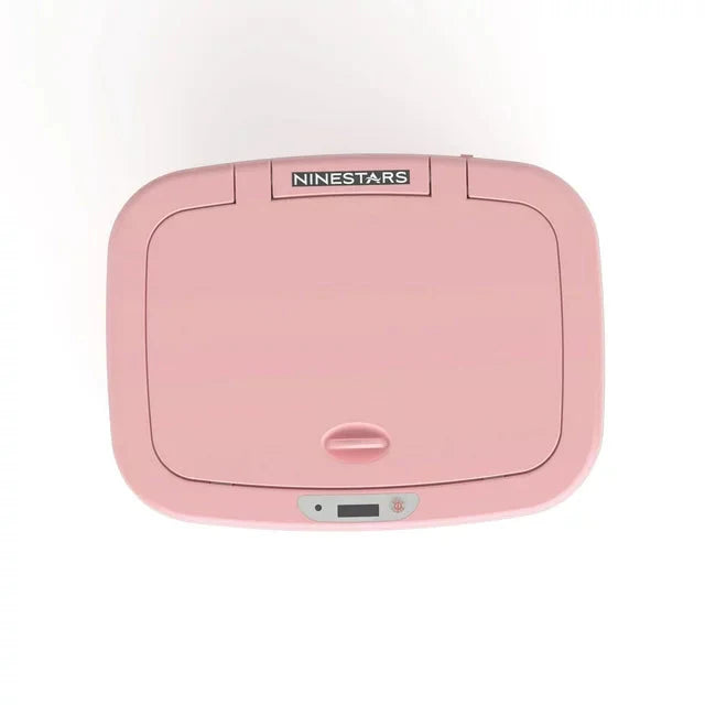 Nine Stars 3.2 Gallon Trash Can, Plastic Touchless Bathroom Trash Can, Pink - Amado Deals - wholesale and distributors with free shipping in United States Nine Stars 3.2 Gallon Trash Can, Plastic Touchless Bathroom Trash Can, Pink - Amado Deals - wholesale and distributors with free shipping in United States
